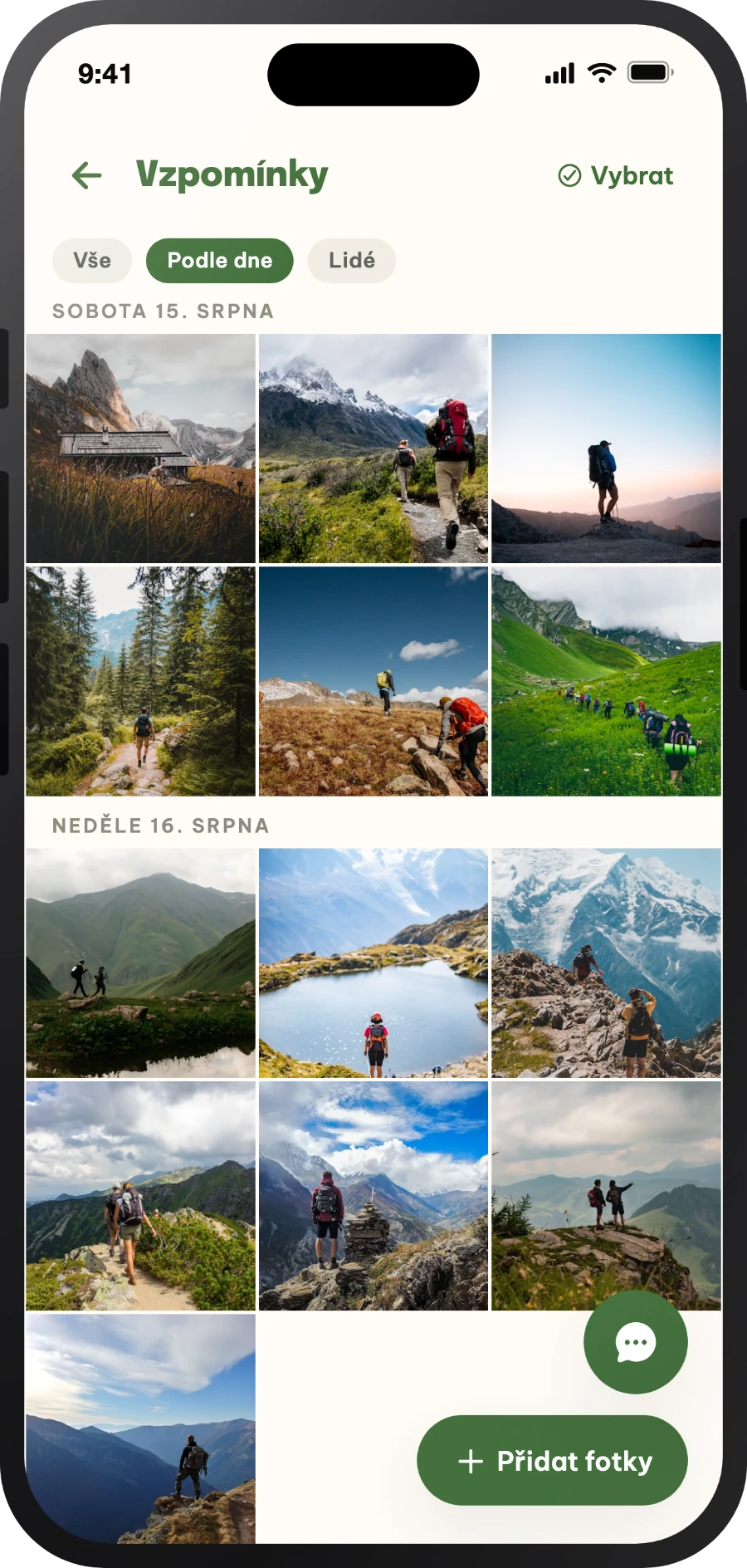 Sdílené fotoalbum z akce
